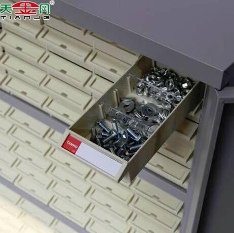 20抽屜透明帶門零件柜